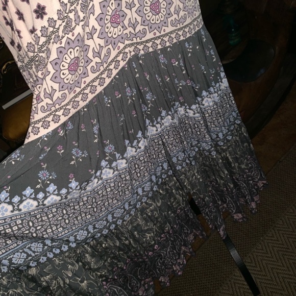 NWOT SPELL & THE GYPSY LIONHEART GOWN Sz XS Coal - Picture 5 of 6